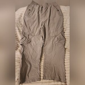 Women Casual Tan Cargo Pant